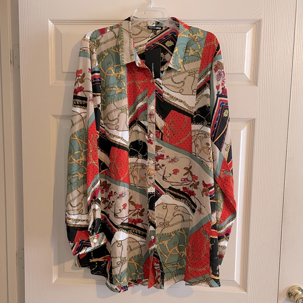 Button Down Chain Shirt